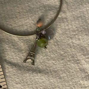 Eiffel Tower charm bracelet
